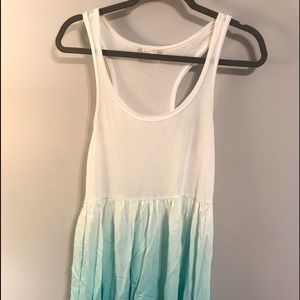 Altar’d state white and blue ombré dress